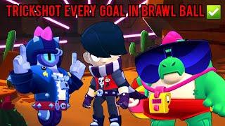 TRICKSHOT EVERY GOAL IN BRAWL BALL | Brawl Stars - Challange