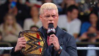 Cody Rhodes Promo | WWE RAW 3/10/2025