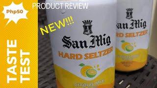 SAN MIG HARD SELTZER CITRUS MIX FLAVOR || NEW PRODUCT OF SAN MIGUEL