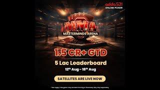 Pre MMA Grind ( Rs 35L GTD) on Adda52 | 20 TICKETS