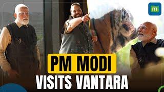 PM Modi Inaugurates Vantara Wildlife Centre in Gujarat, Explores Rescue and Conservation Efforts