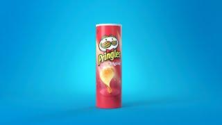 3D render product animation PRINGLES ORIGINAL