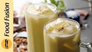 Doodh Badam Sharbat (Almond & milk drink) Recipe By Food Fusion