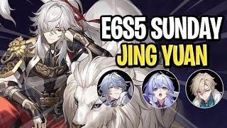 E6S5 Jing Yuan x Sunday | Memory of Chaos Floor 12 3 Stars | Honkai: Star Rail 2.7