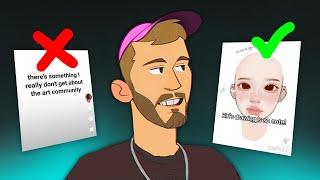 Why PewDiePie's Art Tips Are Actually Genius