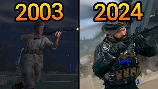Evolution of Call of Duty Games (2003-2024)