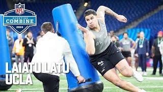 Laiatu Latu FULL 2024 NFL Scouting Combine On Field Workout