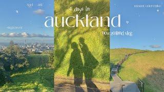 travel vlog | 4 days in auckland ️ | hiking mount eden, visiting skytower, exploring the museum