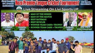 RPL League Match//Rajkumar Railway Xl Vs Vikas Xl 1st inning//Roza Premier league//@Livisportsup