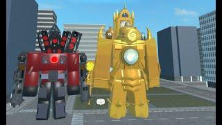 Roblox Chromo Toilet special episode | Made of gold