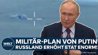 PUTINS KRIEG: Drastische Erhöhung! Russland steigert Ausgaben für Militär wegen Ukraine und Nato