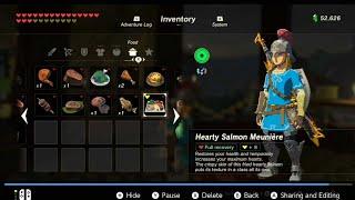 How to make Hearty Salmon Meuniere in Botw