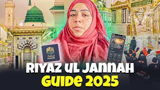 NUSUK APP 2025  | Nusuk App Guide for Riyazul Jannah Permit 2025 | All Tricks to get appointment 