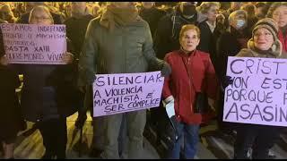 Concentración en Lugo por el asesinato de Cristina Cabo