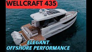 Experience Unmatched Comfort and Power with Wellcraft 435 - The Ultimate Offshore Beast