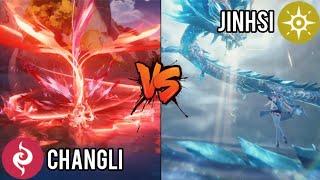 Changli VS Jinhsi gameplay comparison | Wuthering waves.