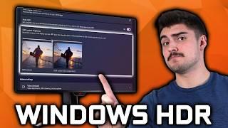Windows SDR Content Slider (HDR Settings Guide)