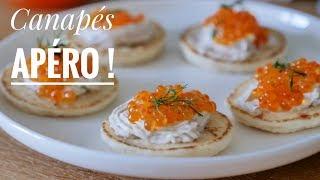 8 ASSORTIMENTS DE CANAPÉS APÉRO DINATOIRE TRÈS FACILE