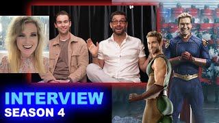 The Boys Season 4 INTERVIEW - Homelander & The Deep