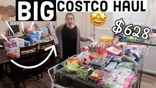 *not so* BIG COSTCO HAUL! $628 (Large Family Grocery Haul)