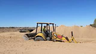 Skip-Loader Grader Work