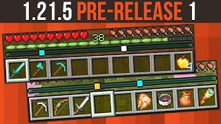 Pre Release 1 | New Player Location Bar | Minecraft 1.21.5