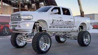  Lifted Trucks at the SEMA Cruise 2024 (4K 60fps)