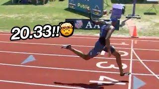 16-Year-Old Drops 20.33 200m National Record!