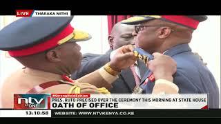 President Ruto urges new military boss to maintain professionalism and avoid ethnicity and bias