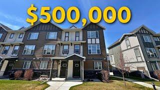 Inside a $500,000 END UNIT New Brighton Townhome in Calgary's SE! Calgary Real Estate 2024