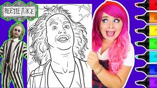 Coloring Beetlejuice Halloween Coloring Page | Ohuhu Art Markers