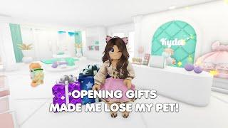 Opening NEW GIFTS Made me LOSE my PET 