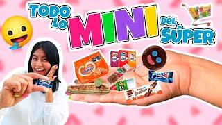 ¡COMIDA MINIATURA DEL SUPER!  ¡LO PROBAMOS TODO!  | Conny Merlin