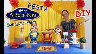 Decoração de Festa da BELA E A FERA #façavocêmesmosuafesta