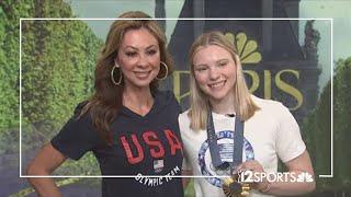 Arizona gymnast Jade Carey talks about winning gold medal at 2024 Paris Olympics