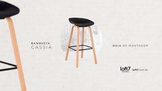 BANQUETA CASSIA - GUIA DE MONTAGEM - LOFT7