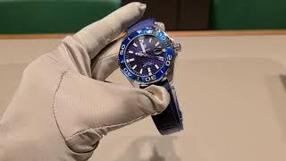 Tag Heuer Aquaracer Blue Tortoise ref. WAY201P.FT6178 EPISODE#15  tesla crash week