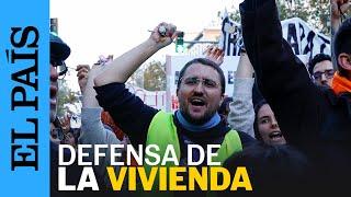 MANIFESTACIÓN VIVIENDA | Multitudinaria marcha en Barcelona liderada por sindicatos de inquilinos