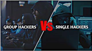 GROUP HACKERS vs SINGLE HACKERS ~ hacker attitude status ‍ | #enter10room