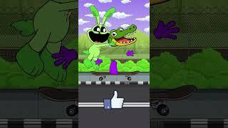 Durple vs Bombardino Crocodilo Skate Challenge  #incredibox #sprunki #funny #meme