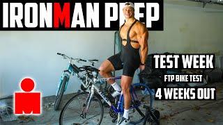 IRONMAN TEST WEEK | FTP Bike Test | 4 Weeks Out IRONMAN TEXAS 70.3
