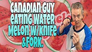 Water melon with KNIFE & FORK tutorial//shoub tv.