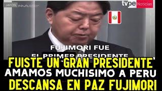 JAPONESES LAMENTAN EL FALLECIMIENDO DE ALBERTO FUJIMORI Y MANDAN SALUDO A PERU