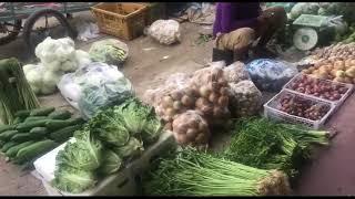 Traveling around Street Food at Ou Sngout Market-Banteay Meanchey Province