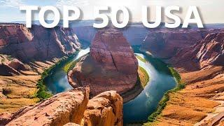 TOP 50 Best Places to Visit in the USA | Travel Video