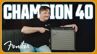 From Practice to Performance: Fender Champion 40 Combo Amp Demo & Review