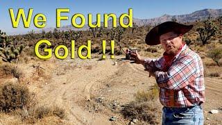 Gold Prospecting a Virgin Wash - We found Gold !!!