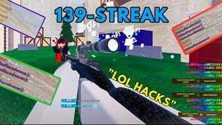 139 Streak Gameplay No Scope Arcade | Roblox