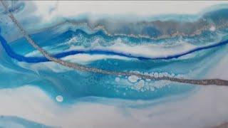 абстракция эпоксидной смолой /epoxy resin abstraction