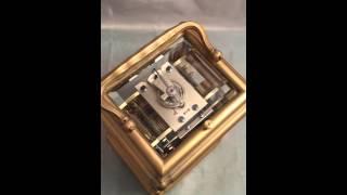 Fully Restored Drocourt Gorge Case Grande Sonnerie Carriage Clock